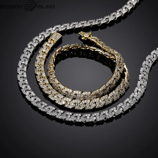 14mm Iced Cuban Link Chain
