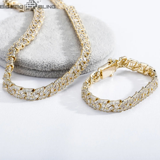 14mm Iced Cuban Link Chain