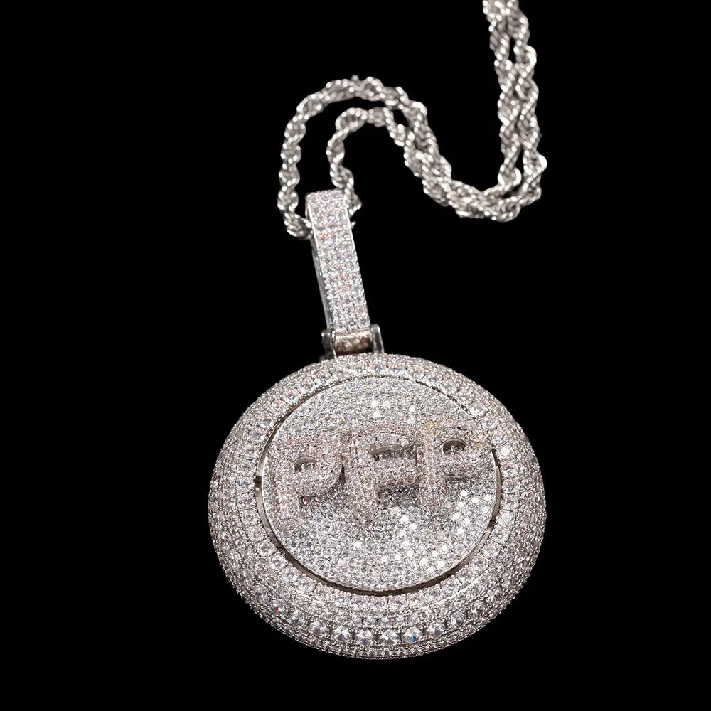 Custom Rotating letter pendent BigBagBling