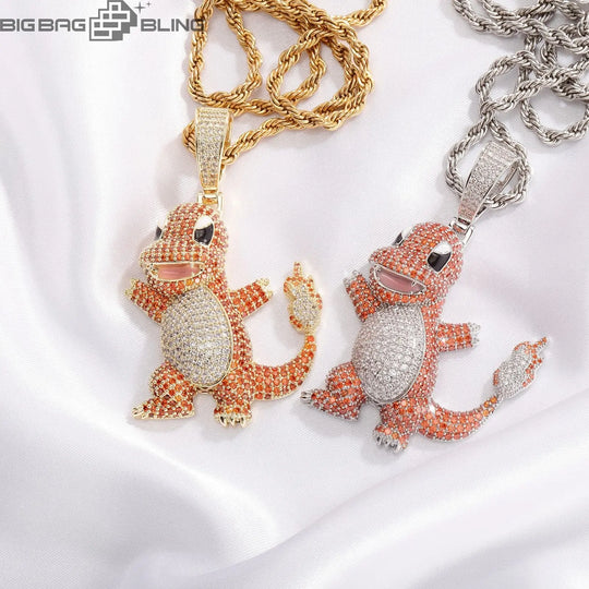 Iced Charmander Pendant
