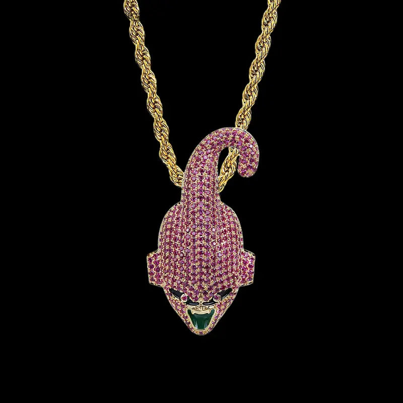 Iced Dragon Ball Buu Pendant