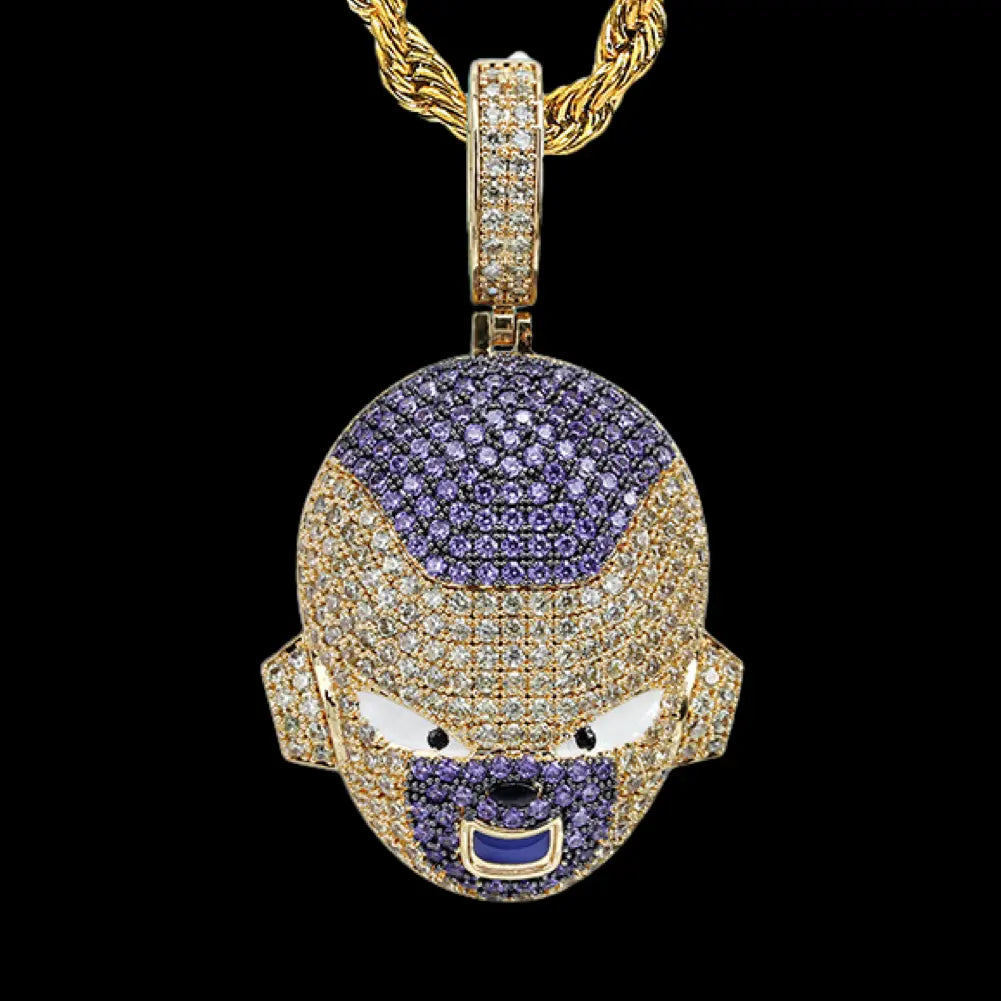 Iced Dragon Ball Freeza Pendant