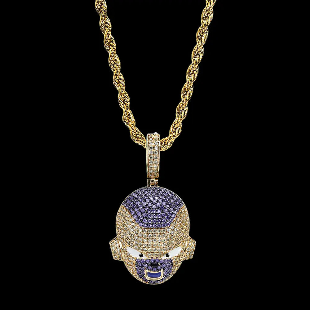 Iced Dragon Ball Freeza Pendant