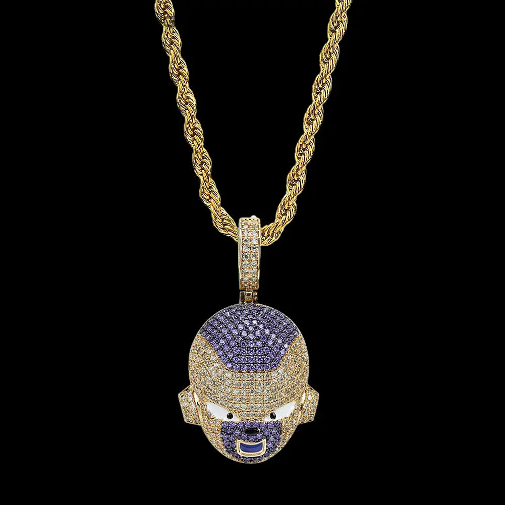 Iced Dragon Ball Freeza Pendant