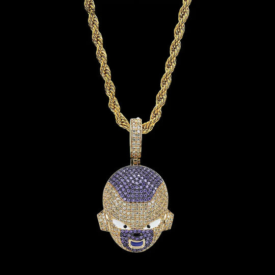 Iced Dragon Ball Freeza Pendant