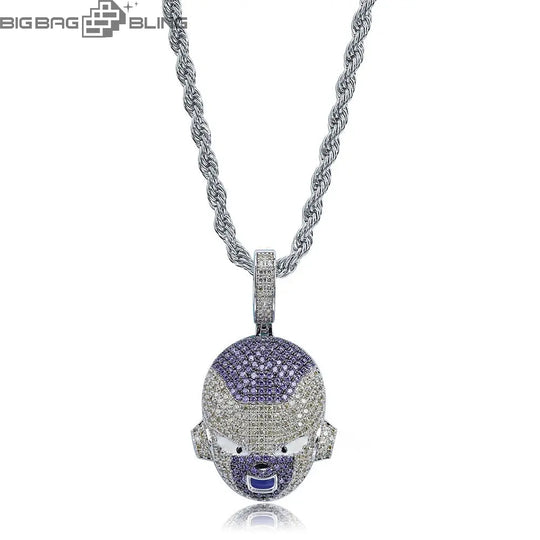 Iced Dragon Ball Freeza Pendant