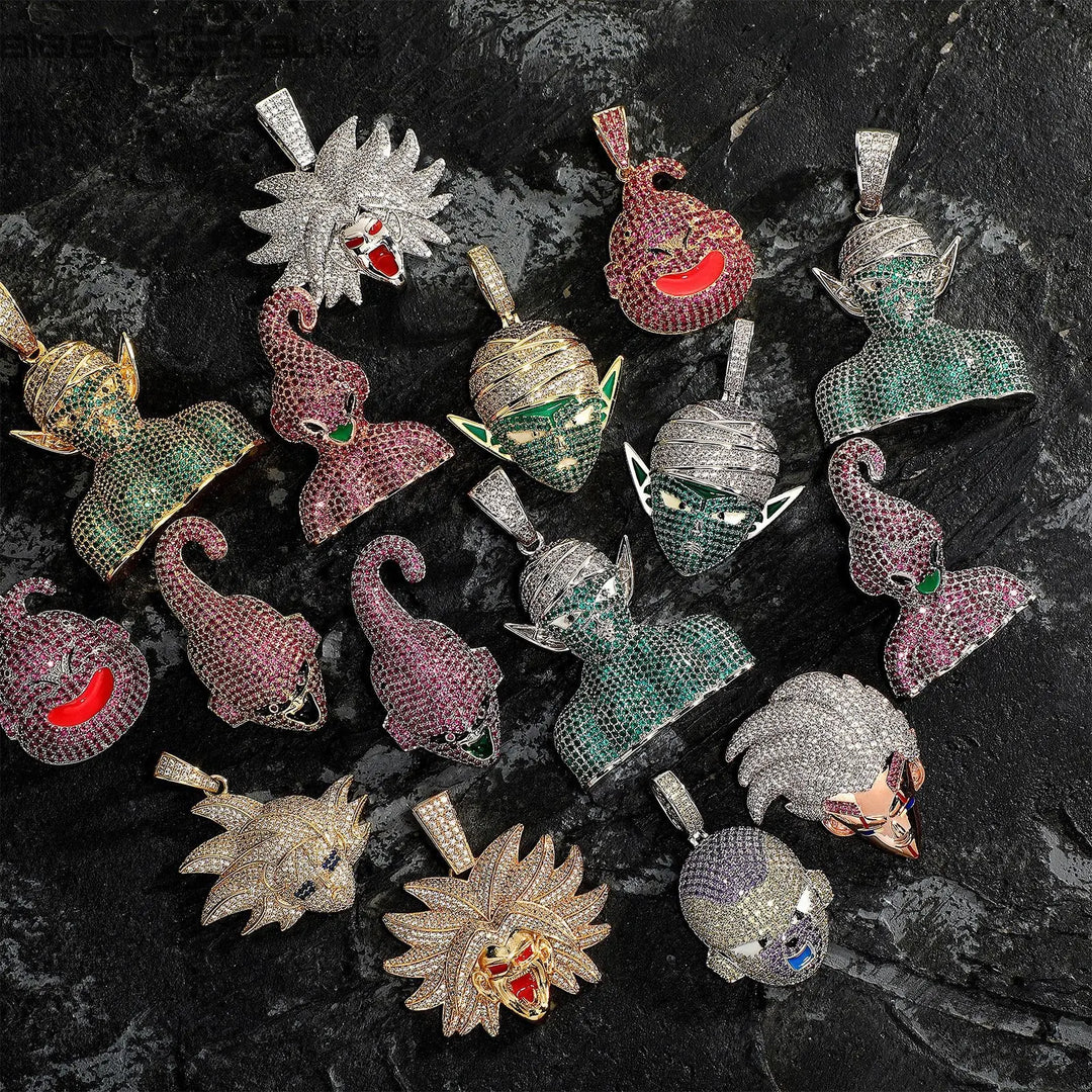 Iced Dragon Ball Freeza Pendant