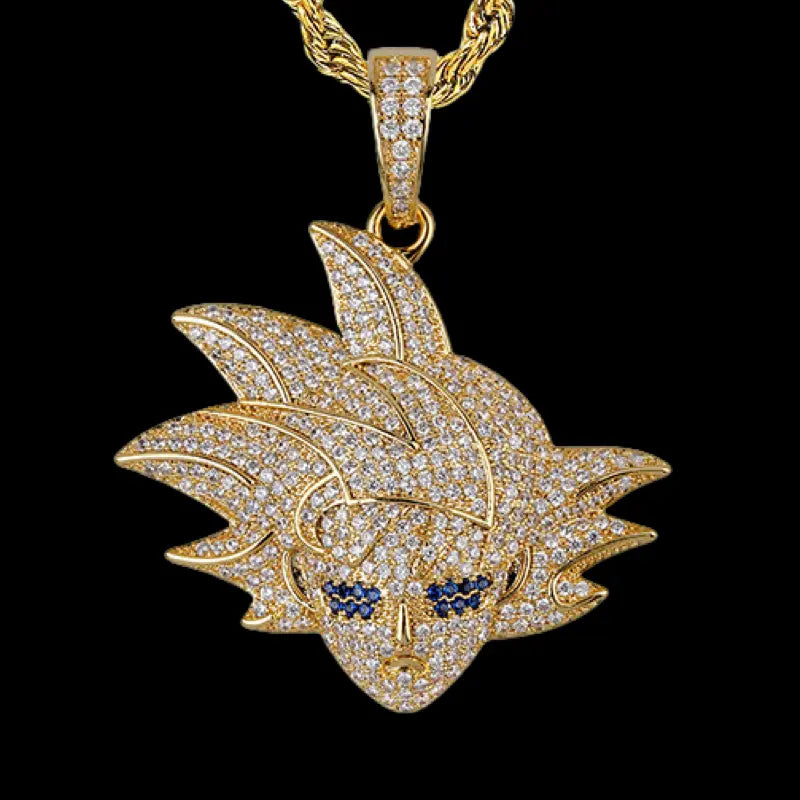 Iced Dragon Ball Goku Pendant