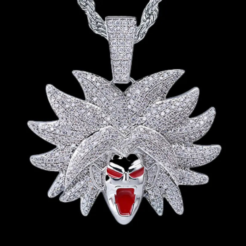 Iced Dragon Ball Proly Pendant