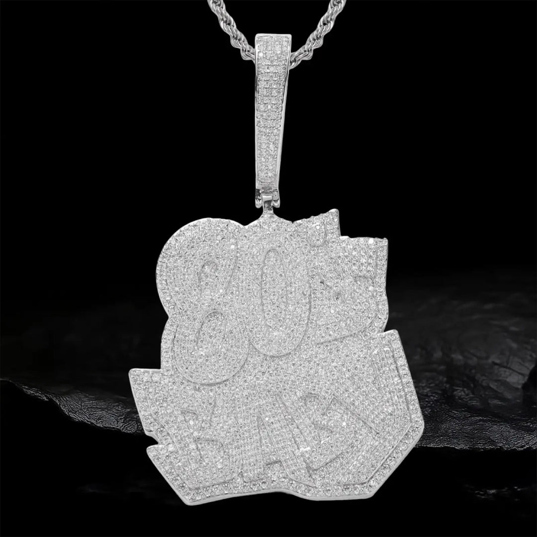 Iced Out 80's BABY Pendant BigBagBling