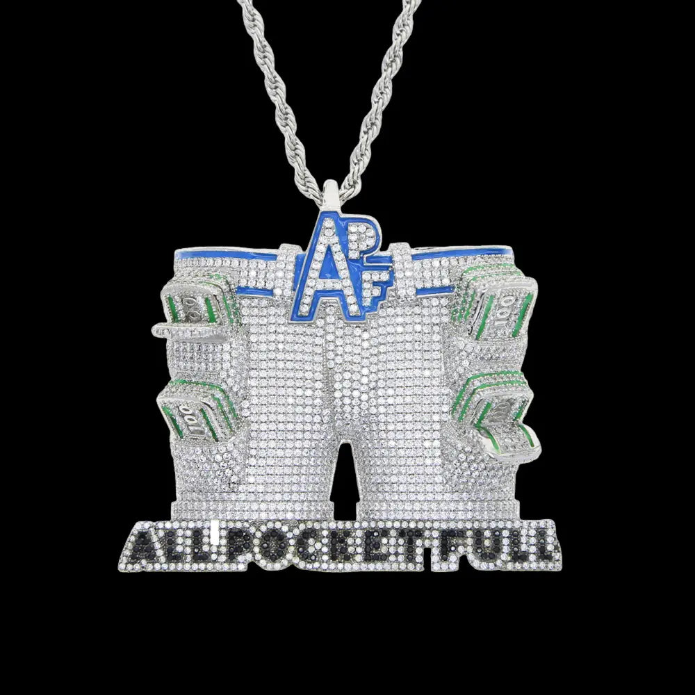 Iced Out APF shorts Pendant BigBagBling
