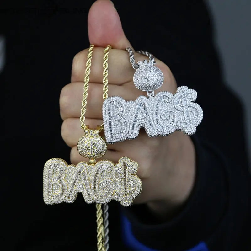 Iced Out BAG Pendant BigBagBling