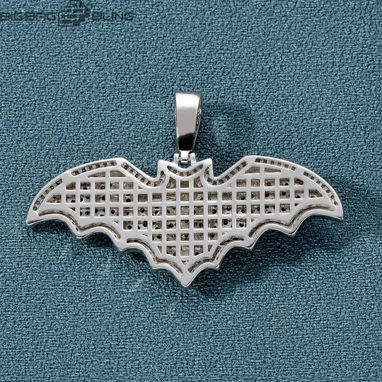 Iced Out Bat Pendant BigBagBling