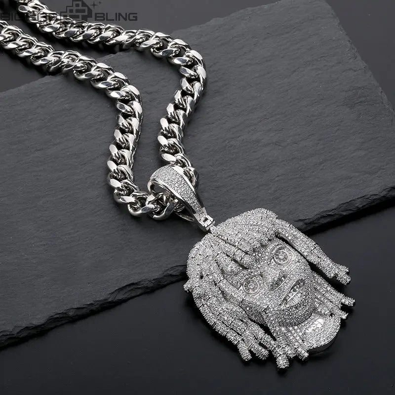 Iced Out Big Rapper Piece  Pendant BigBagBling