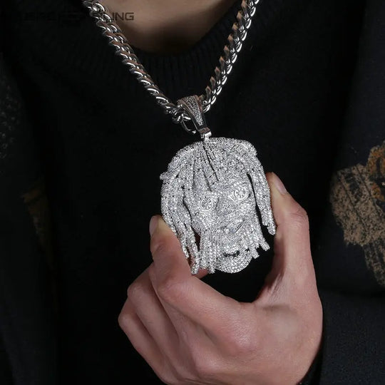 Iced Out Big Rapper Piece  Pendant BigBagBling