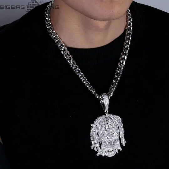 Iced Out Big Rapper Piece  Pendant BigBagBling