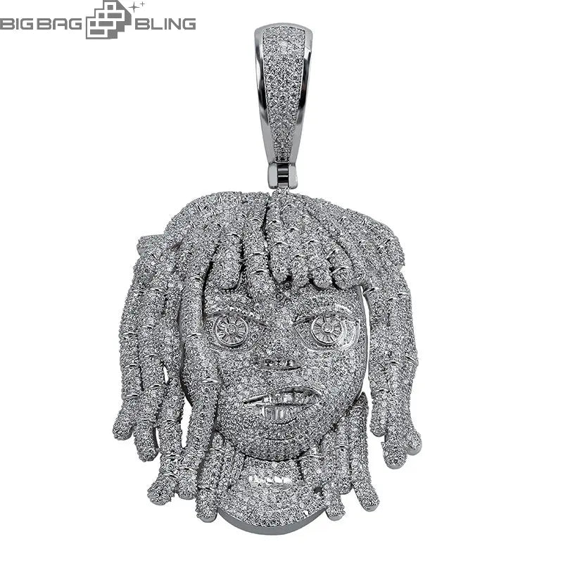 Iced Out Big Rapper Piece  Pendant BigBagBling