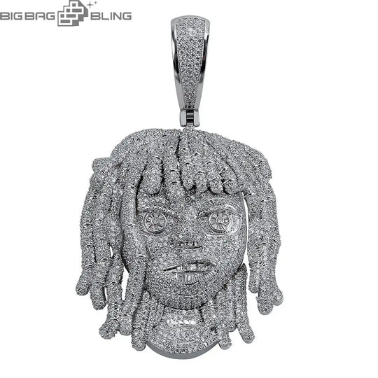 Iced Out Big Rapper Piece  Pendant BigBagBling