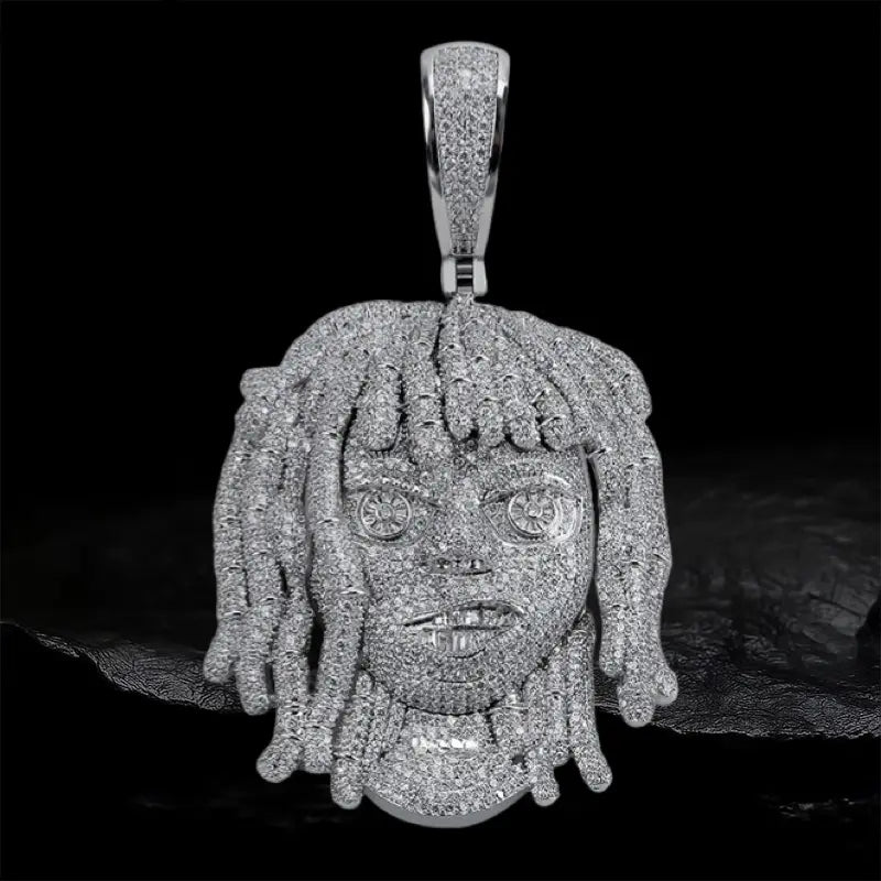 Iced Out Big Rapper Piece  Pendant BigBagBling