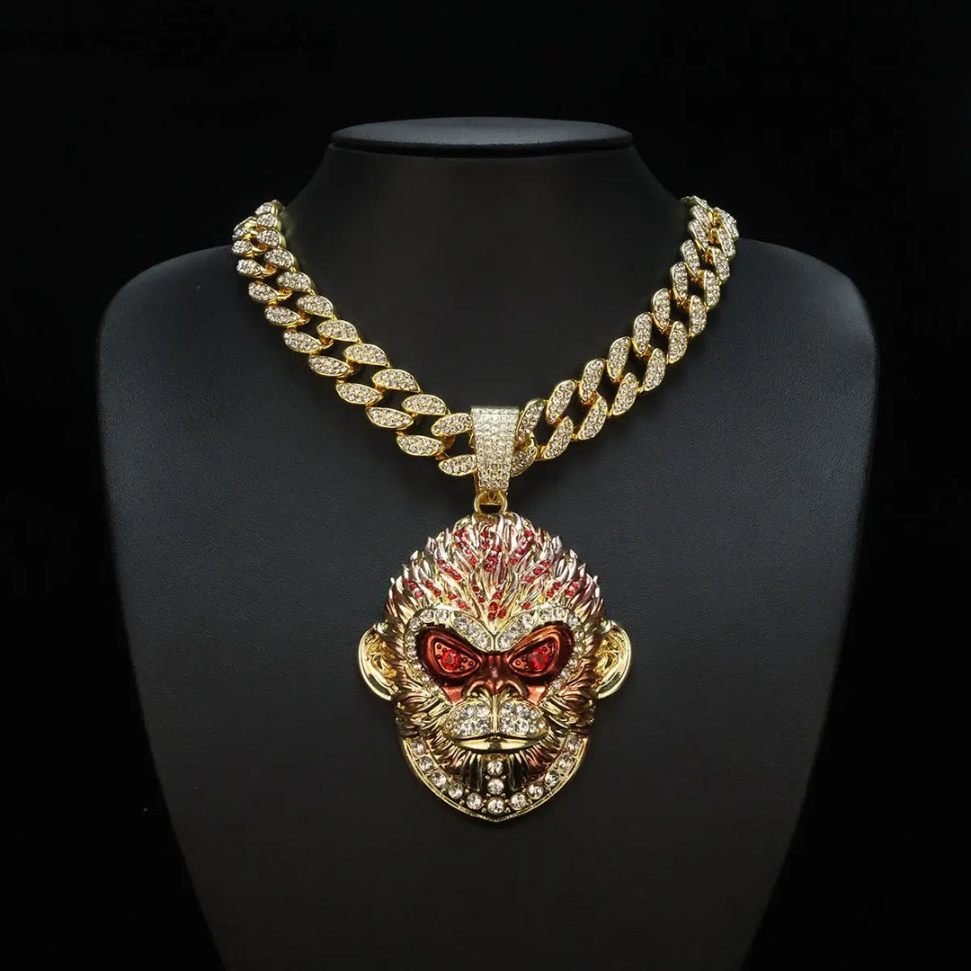 Iced Out Black Myth Wukong Pendant BigBagBling
