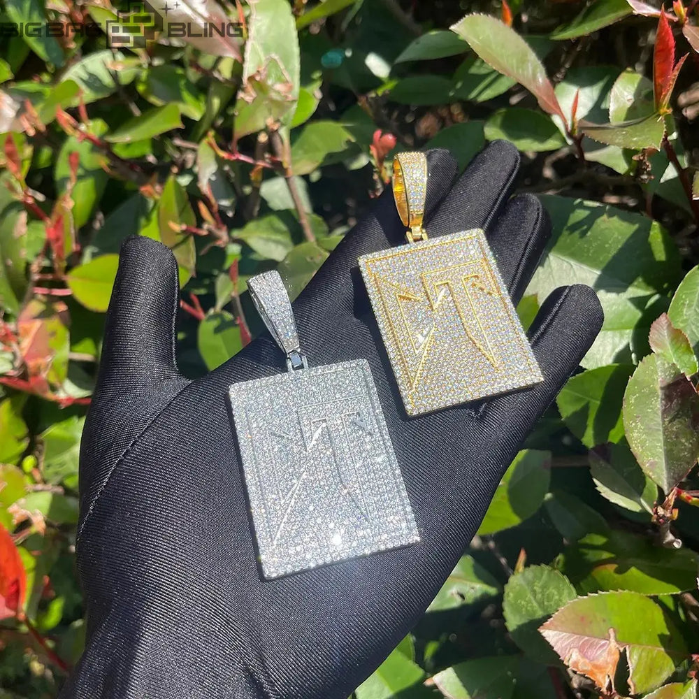 Iced Out CT Letters Pendant BigBagBling