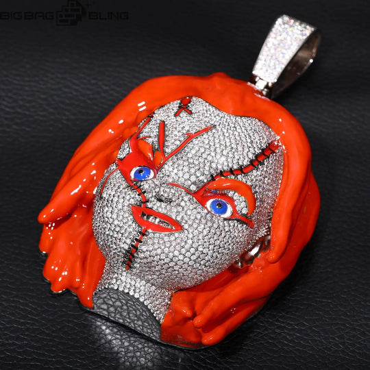 Iced Out Chucky Pendant Pendant BigBagBling