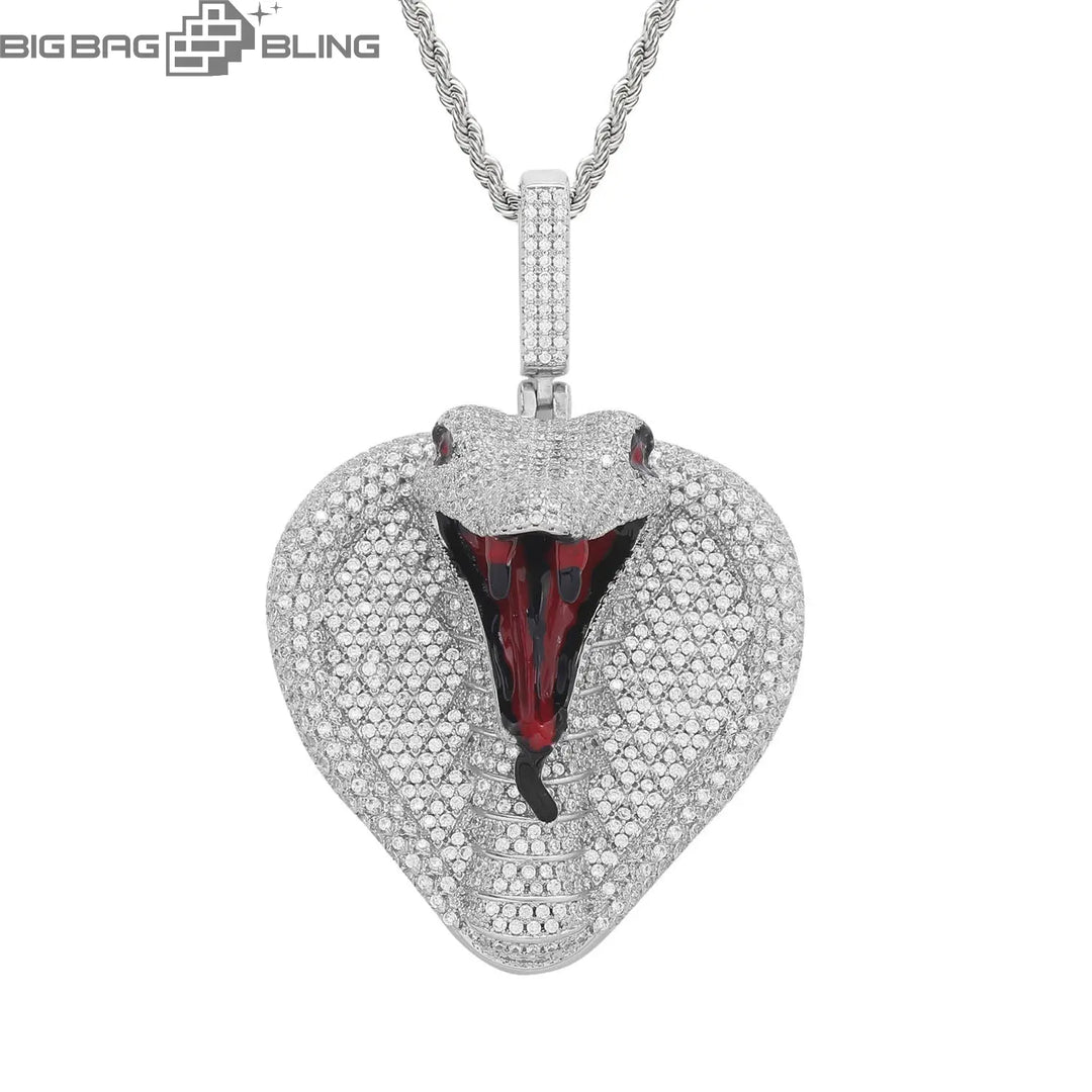 Iced Out Cobra Pendant BigBagBling