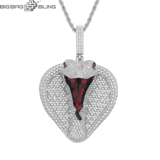 Iced Out Cobra Pendant BigBagBling