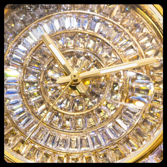 Iced Out Full diamond waterproof Watch BigBagBling