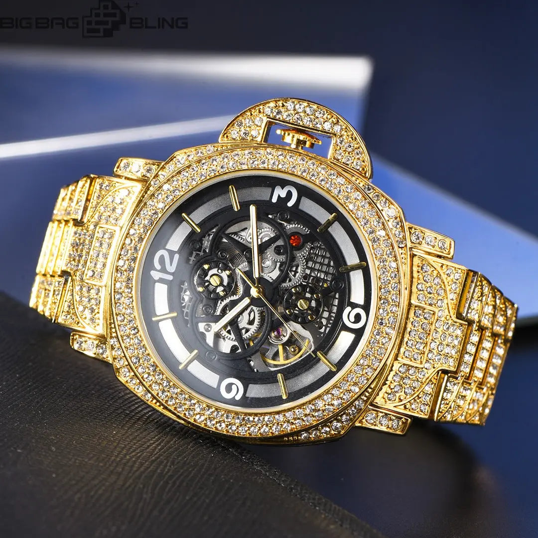 Iced Out Full of luminous diamonds Watch BigBagBling