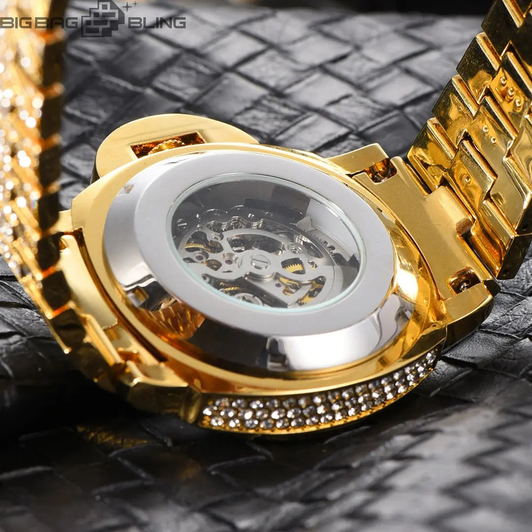 Iced Out Full of luminous diamonds Watch BigBagBling
