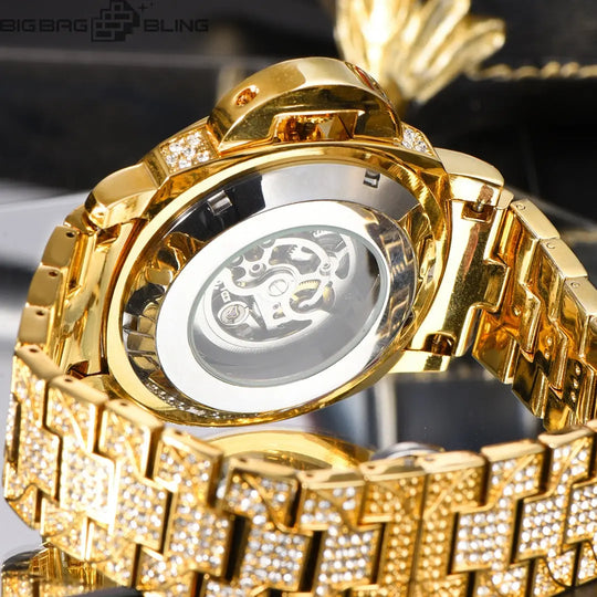 Iced Out Full of luminous diamonds Watch BigBagBling