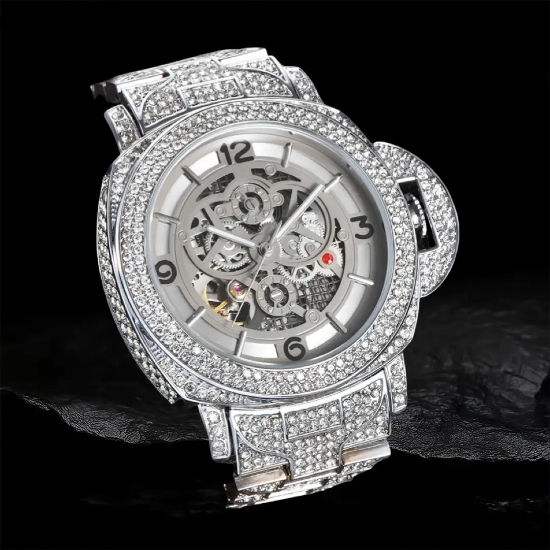 Iced Out Full of luminous diamonds Watch BigBagBling