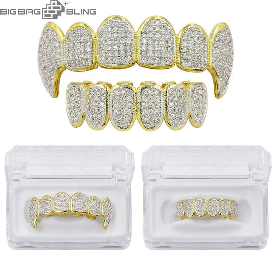 Iced Out Full of zircon Grillz BigBagBling