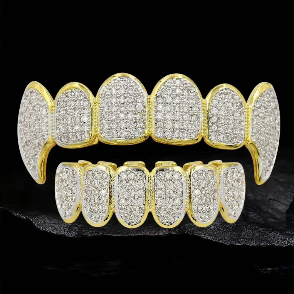 Iced Out Full of zircon Grillz BigBagBling
