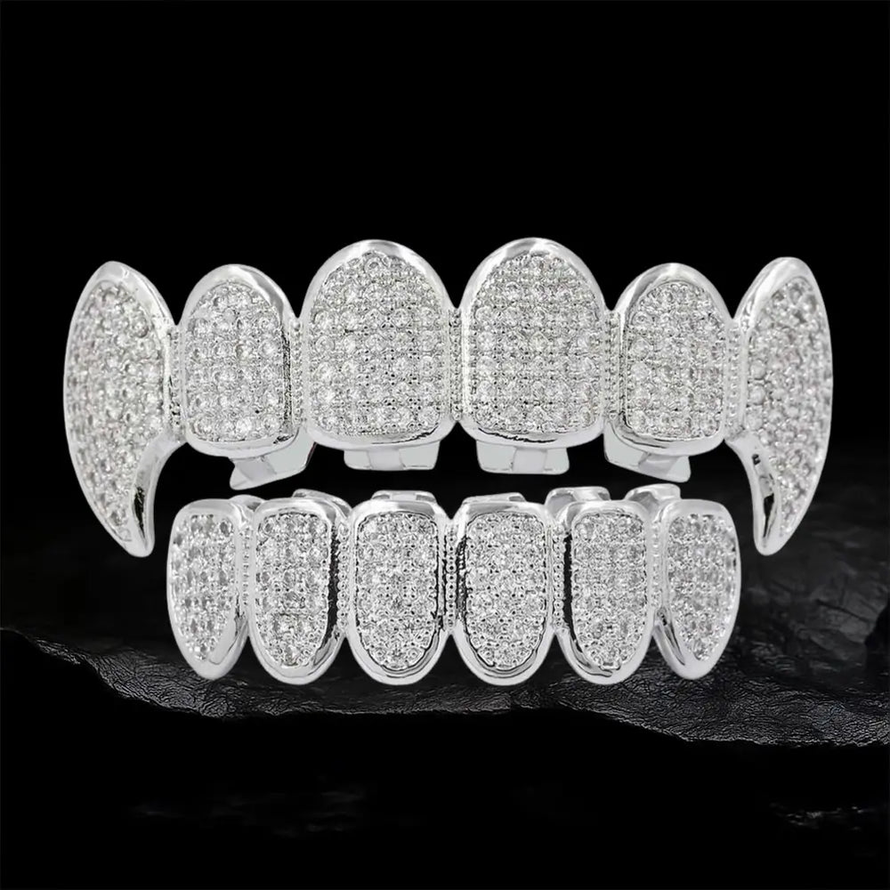 Iced Out Full of zircon Grillz BigBagBling