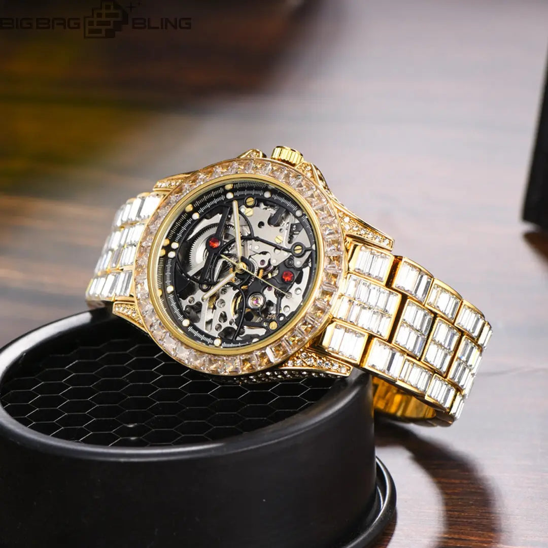 Iced Out Fully automatic machinery Watch BigBagBling
