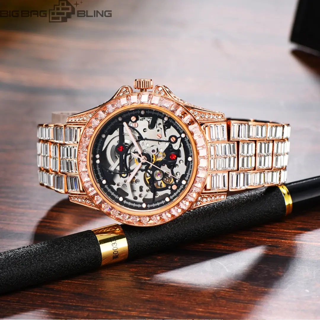Iced Out Fully automatic machinery Watch BigBagBling
