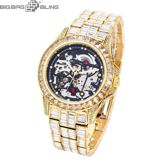 Iced Out Fully automatic machinery Watch BigBagBling
