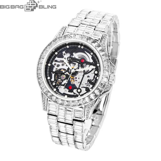 Iced Out Fully automatic machinery Watch BigBagBling