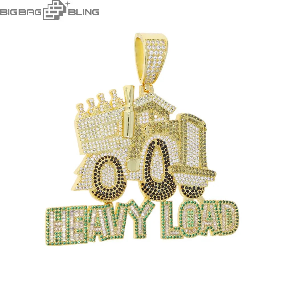 Iced Out HEANY LOND Pendant BigBagBling