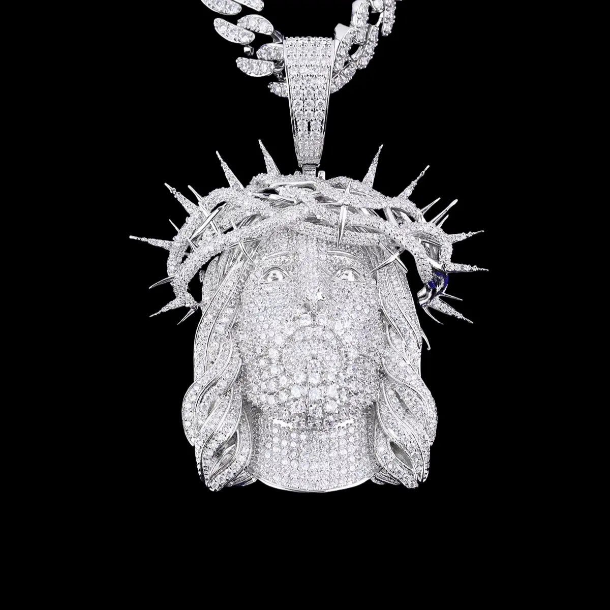 Iced Out Jesus Pendant BigBagBling