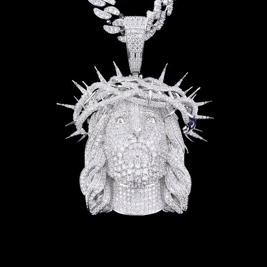 Iced Out Jesus Pendant BigBagBling
