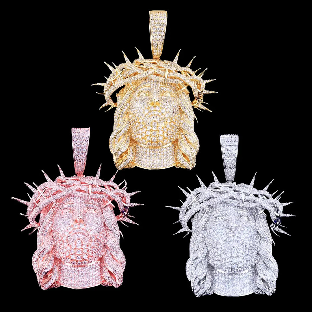 Iced Out Jesus Pendant BigBagBling