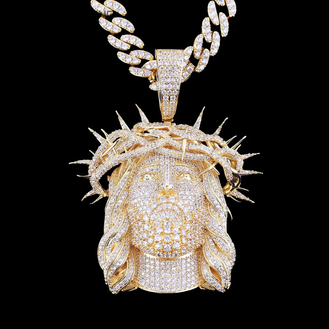 Iced Out Jesus Pendant BigBagBling