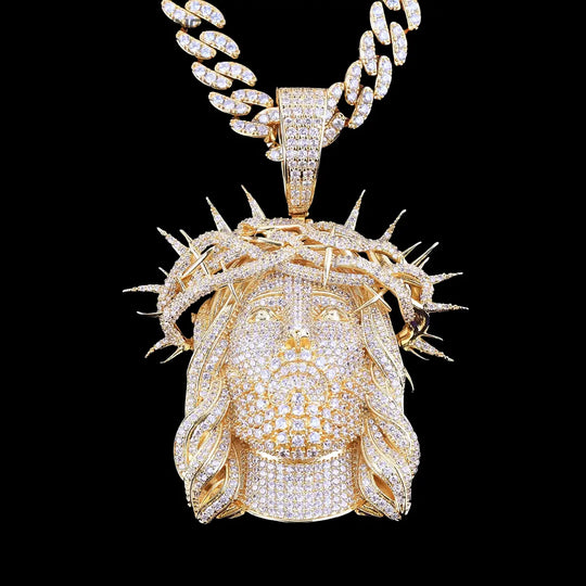 Iced Out Jesus Pendant BigBagBling