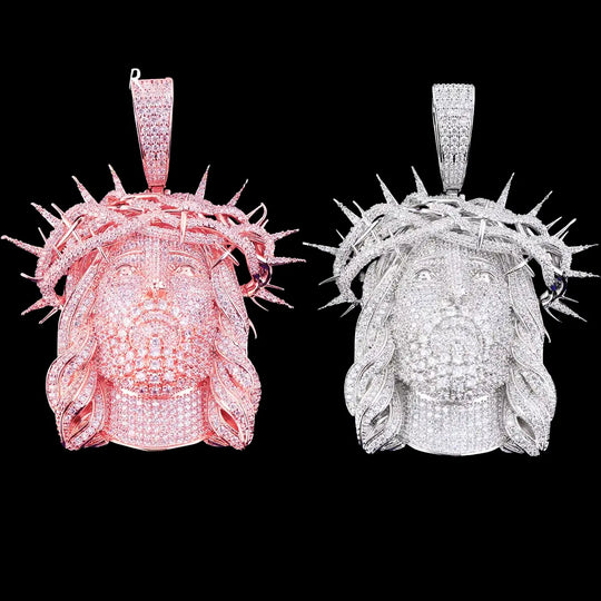 Iced Out Jesus Pendant BigBagBling