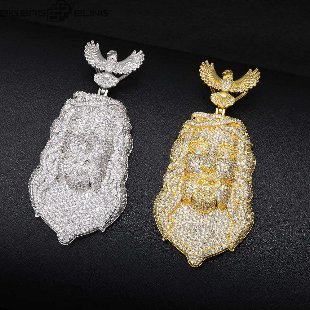 Iced Out Jesus Piece Pendant BigBagBling
