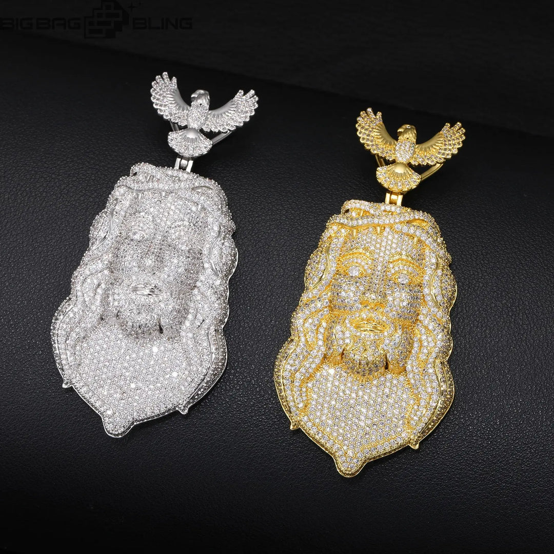 Iced Out Jesus Piece Pendant BigBagBling