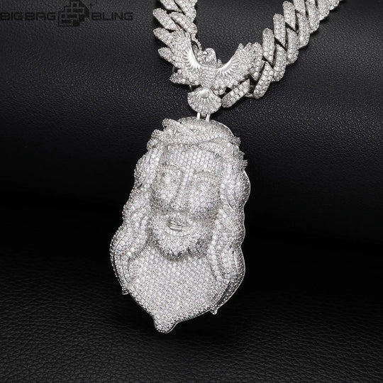 Iced Out Jesus Piece Pendant BigBagBling